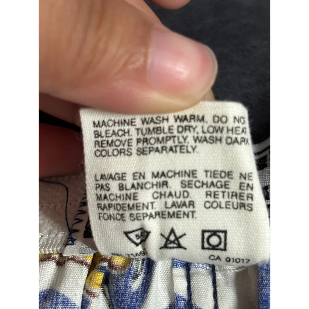 Vintage Joe Boxer Mens XL Patriotic Bald Eagle Stars Cotton Boxers Made in USA